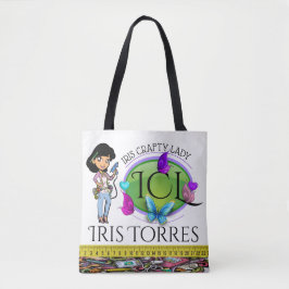 Tote Madame Artista Crafty - Veja Trás - Bolsa