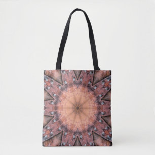 Tote Madeira de um navio viking abstrato bolsa