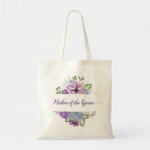 Tote Mãe de Bolsa de Groom Ultra Violet Watercolor