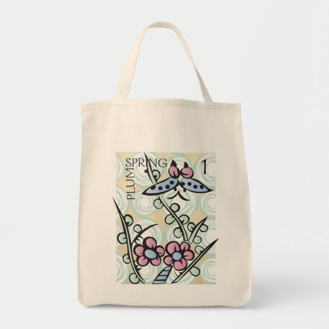 Tote Mah Jong Seasons Primavera/Summer Bolsa (Frente)