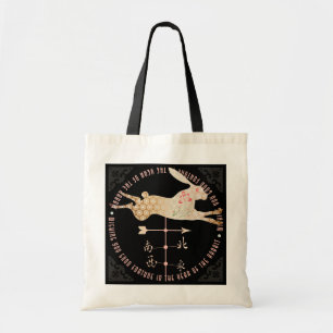 Tote Mah Jongg Ano do Bolsa do Coelho