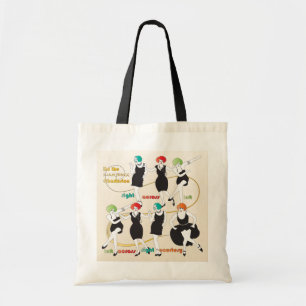Tote Mah Jongg Charleston Dancers Bolsa