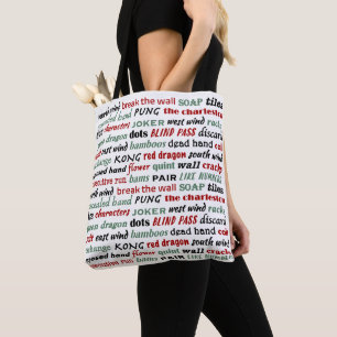 Tote Mahjong Fan Bolsa