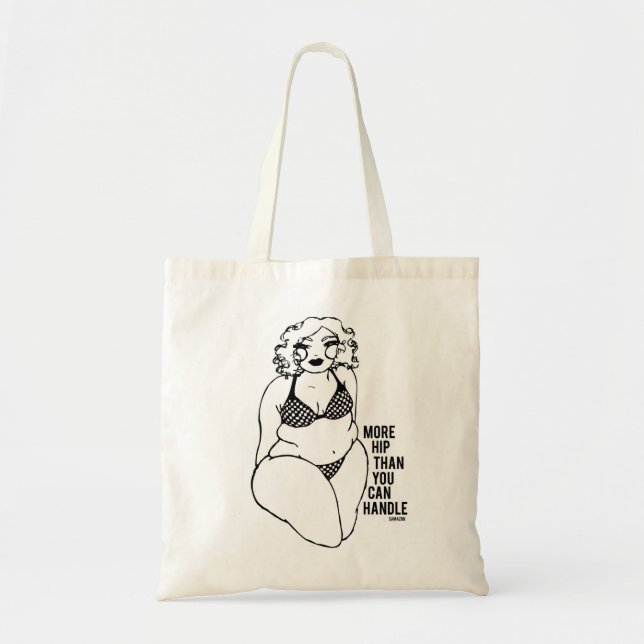 Tote Mais anca do que você pode segurar o bolsa (Frente)