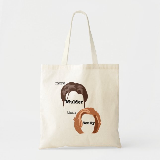 Tote Mais Mulder do que o bolsa de Scully (Frente)