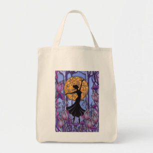 Tote Mala Dourada Mística Dançarina Art Nouveau Bolsa T