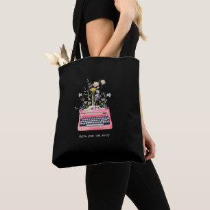 Tote Máquina de escrever flexível Elegante Bolsa