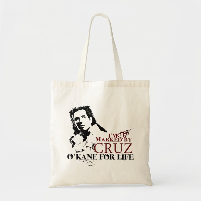 Tote Marcado pelo bolsa de Cruz (Frente)