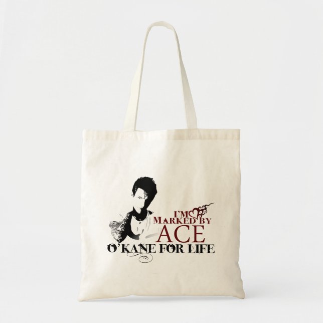 Tote Marcado pelo bolsa do ás (Frente)