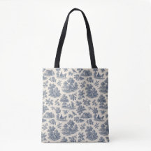 Meadow - Blue Toile Standard Bolsa B