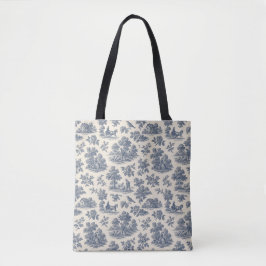 Tote Meadow - Blue Toile Standard Bolsa B