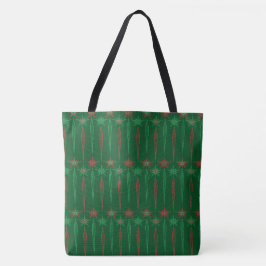 Tote Médio de Bolsa de Mod De De Ombro Verde (2 Tamanh