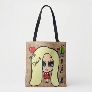 Tote Melhor Bolsa de Professor - Saco Personalizado de