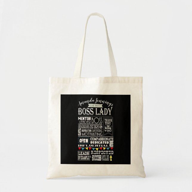 Tote Melhor bolsa de senhora chefe, personalizada com n (Frente)