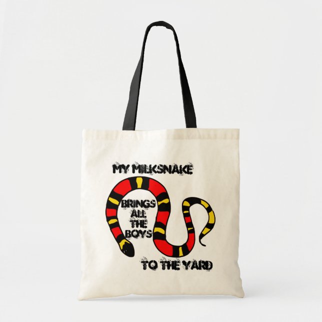 Tote "Meu bolsa de Milksnake" Herper (Frente)
