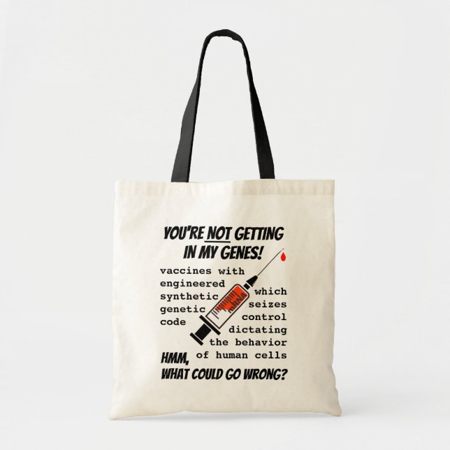 Tote Meus genes bolsa (Frente)