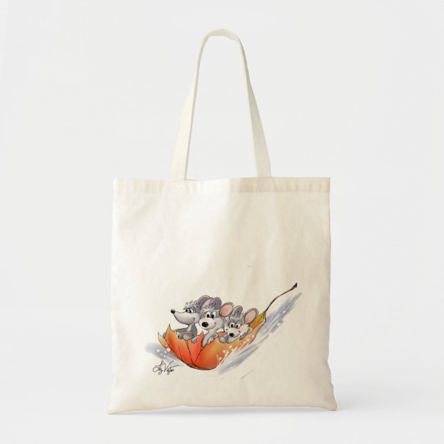 Tote Mic, Bolsa de Feriado de Inverno da Mac & Moe (Frente)
