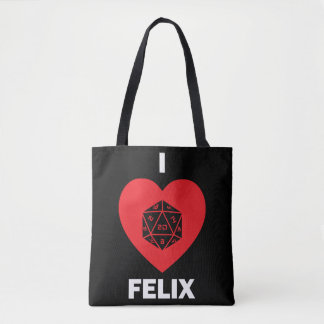 Tote Mim o bolsa de <3 Felix (escuro)