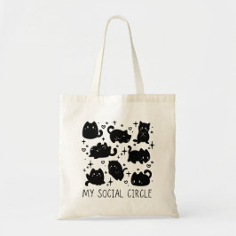 Tote Minha Bolsa de Compras de Gato Fofa