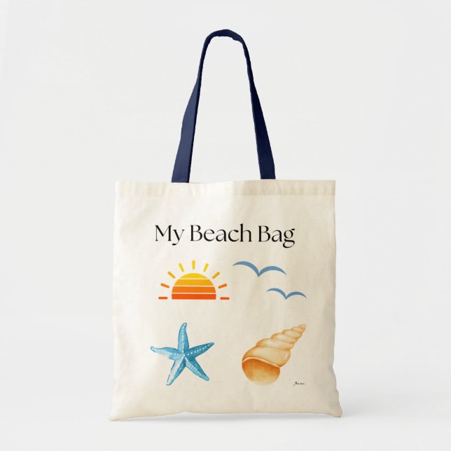 Tote Minha Bolsa de praia (Frente)