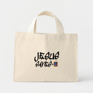 Tote Mini Aldi "Jesus salva" na bolsa