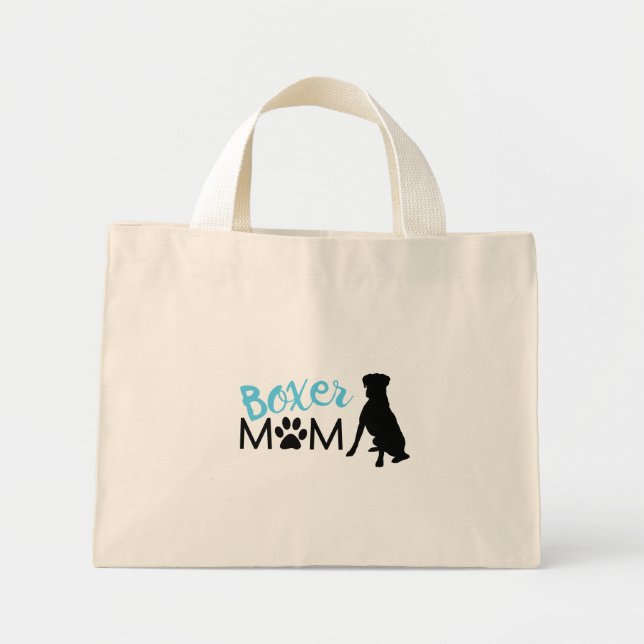 Tote Mini Bolsa da mãe do Boxer (Frente)