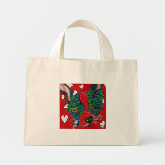 Tote Mini Bolsa de Canvas de mercado - Robin