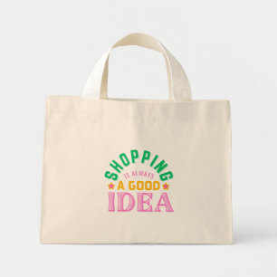 Tote Mini Bolsa de Compras Good Vibes Only Bolsa de Compra