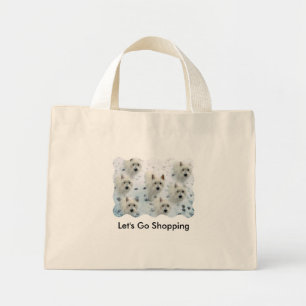 Tote Mini Bolsa de diversão "Vamos vai Comprar"