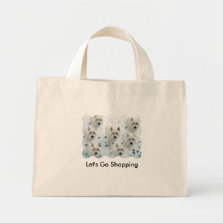Tote Mini Bolsa de diversão "Vamos vai Comprar"