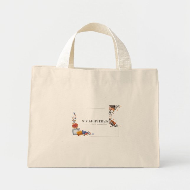 Tote Mini Bolsa de ombro para compras de moda para mulheres (Frente)