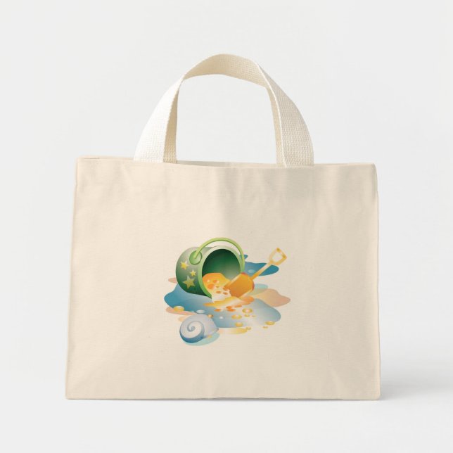 Tote Mini Bolsa de praia de pás e pás KRW (Frente)