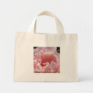 Tote Mini Bolsa de presente para madrinha de casamento ROSE 