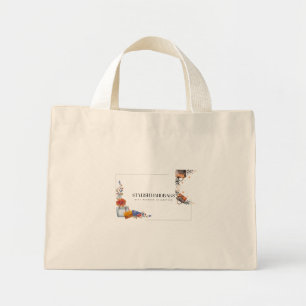 Tote Mini Bolsa Floral Pequena para Mulheres