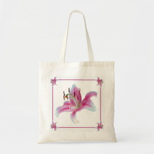 Tote Mini Bolsa Stargazer Lily com seu nome