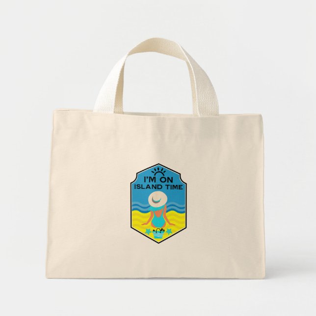 Tote Mini Essencial Bolsa de Praia de Verão (Frente)
