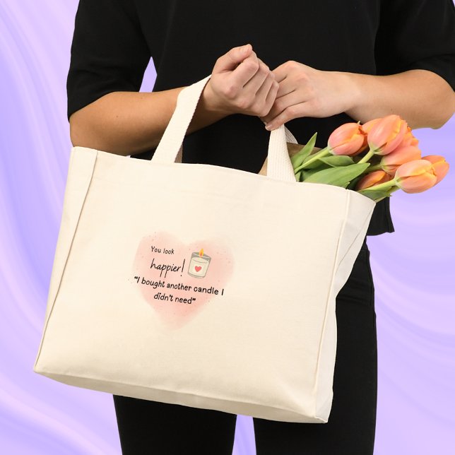Tote Mini Eu comprei outra vela que eu não precisava Bolsa T (Criador carregado)