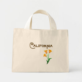 Tote Mini Los Angeles California Poppy Deco Bolsa