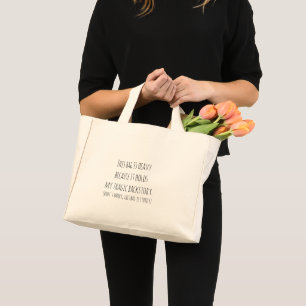 Tote Mini Minha Bolsa de Trágico Passado