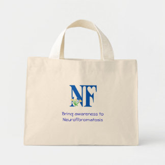 Tote Mini Neurofibromatose Bolsa de sensibilização