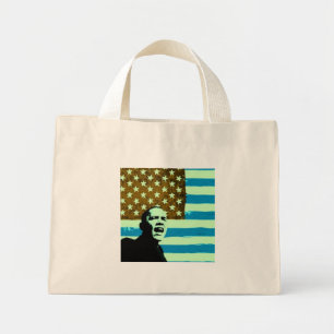 Tote Mini Obama Estilizou a bolsa de bandeira dos EUA