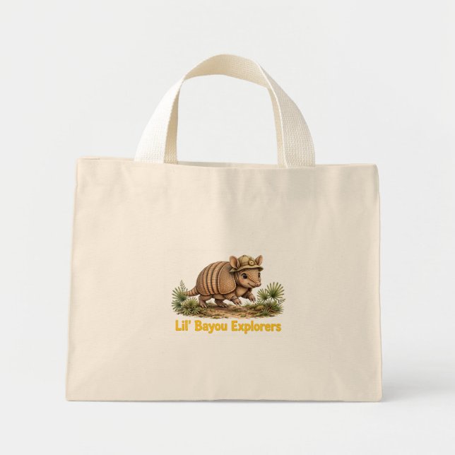 Tote Mini Pequena Bolsa Armadillo dos Exploradores do Lil' B (Frente)