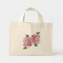 Tote Mini Rosas escultóricas em um Bolsa minúsculo