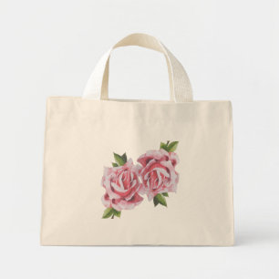 Tote Mini Rosas escultóricas em um Bolsa minúsculo