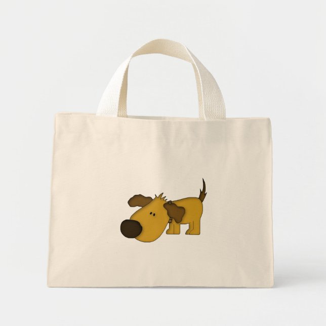Tote Mini Saco de compras reutilizável para bolsa de cães co (Frente)