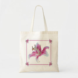 Tote Mini Tiny Bolsa Stargazer Lily com seu nome