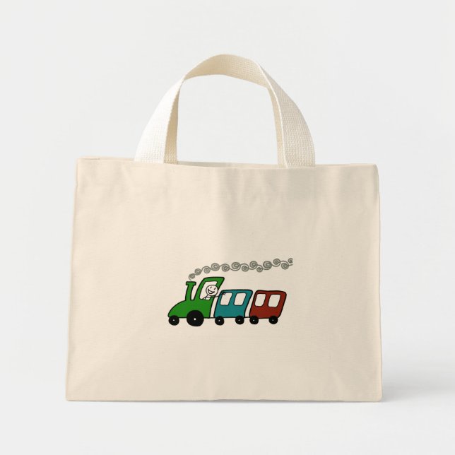 Tote Mini Vai Comboio Vai Bolsa (Frente)