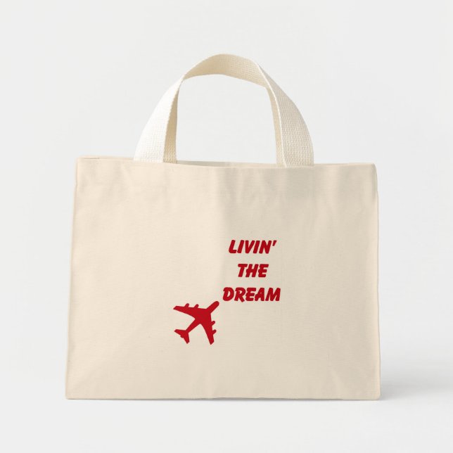 Tote Mini Vivendo O Sonho Bolsa FLORAL (Frente)