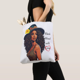 Tote misturado com bolsa amoroso