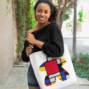 Tote Modern Art Meeple Bolsa
